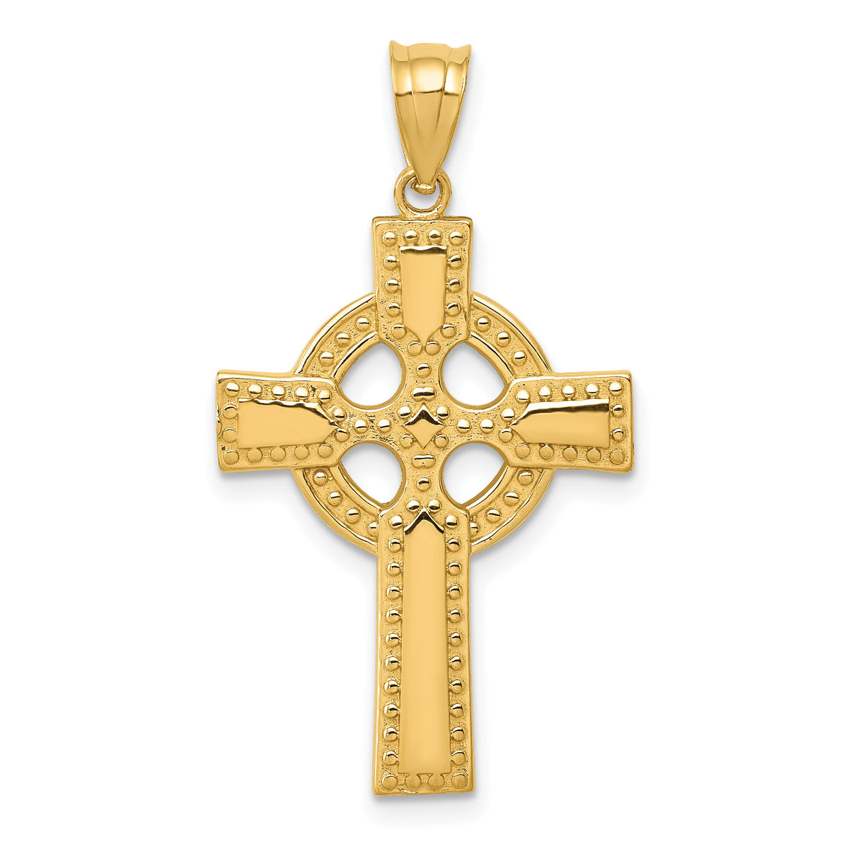 14k Celtic Cross Pendant-C1941