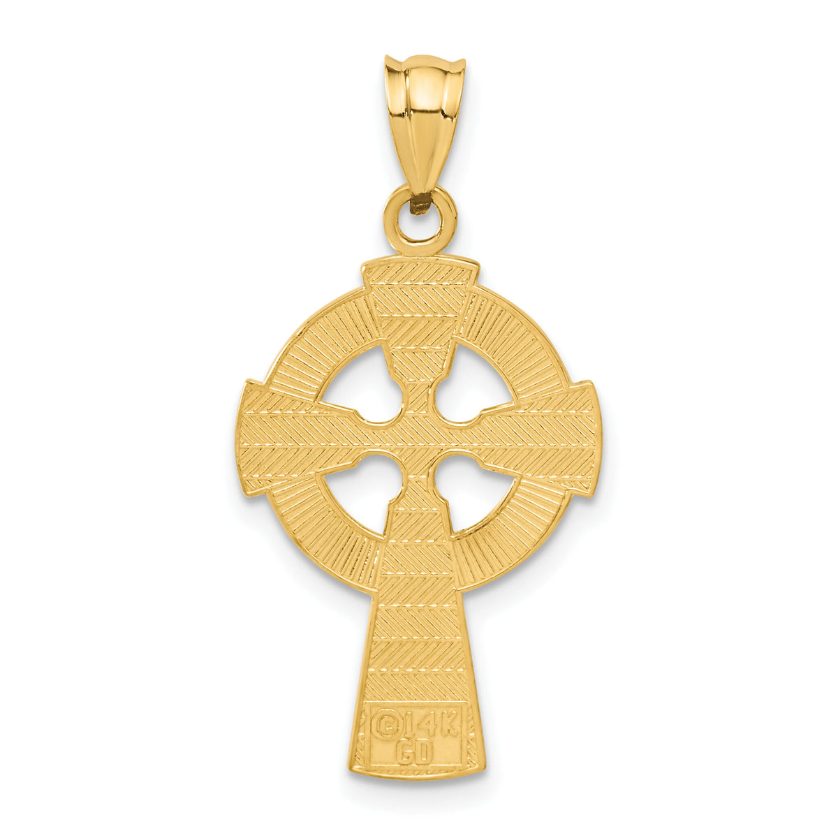 14k Celtic Cross Pendant-C1942