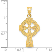 14k Celtic Cross Pendant-C1942