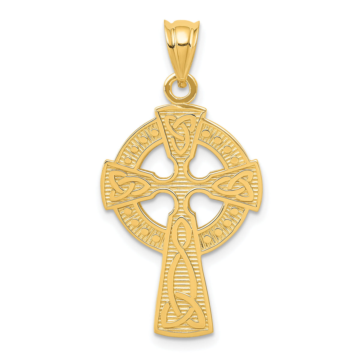 14k Celtic Cross Pendant-C1942