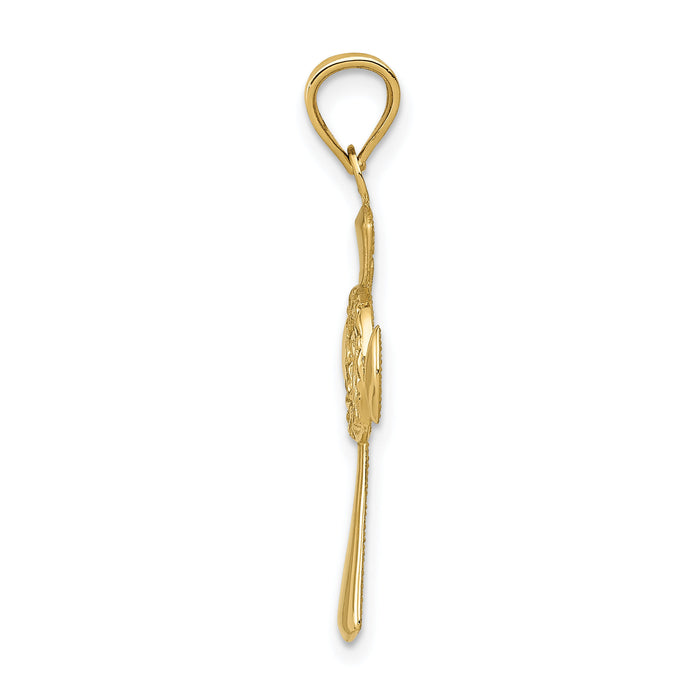 14k Celtic Cross Pendant-C1943