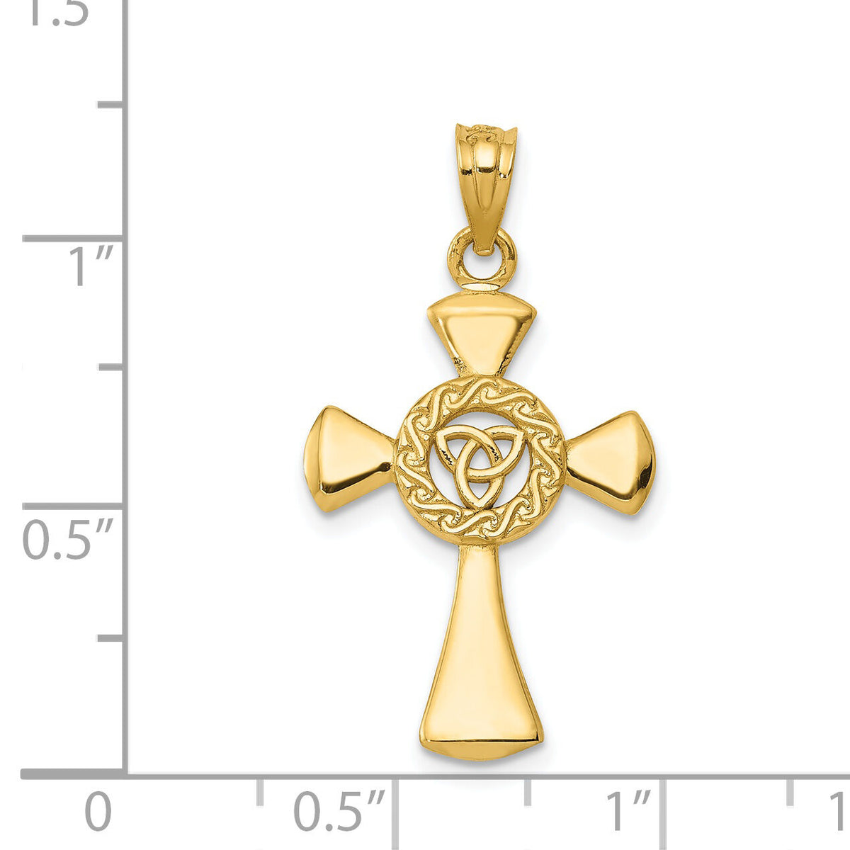 14k Celtic Cross Pendant-C1943