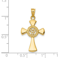 14k Celtic Cross Pendant-C1943