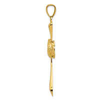 14k Celtic Cross Pendant-C1945