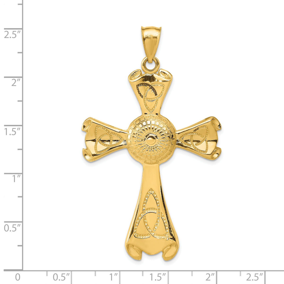 14k Celtic Cross Pendant-C1945
