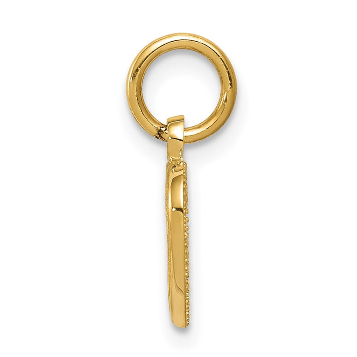 14k Cross in Heart Charm-C1947