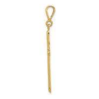 14k Cross Pendant-C1950