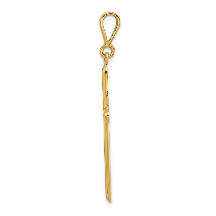 14k Cross Pendant-C1950