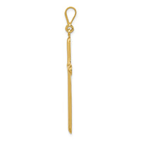 14k Cross Pendant-C1951