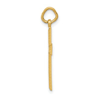 14k Diamond-cut Cross Pendant-C1959