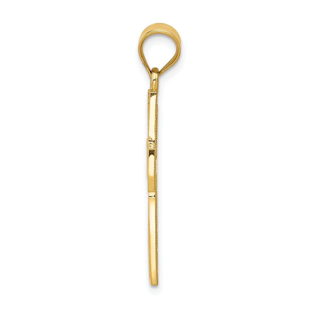 14k Greek Filigree Cross Pendant-C1962