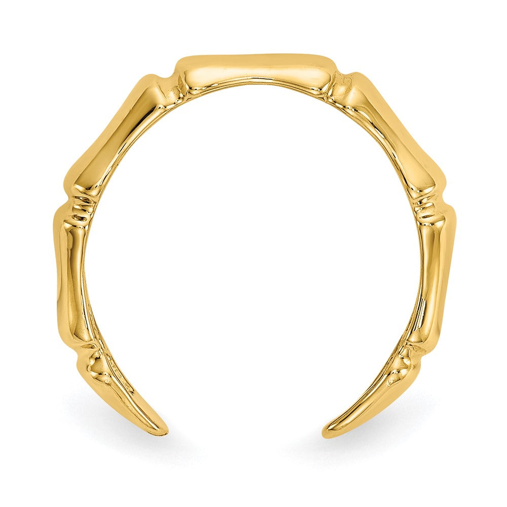 14k Bamboo Toe Ring-C2094