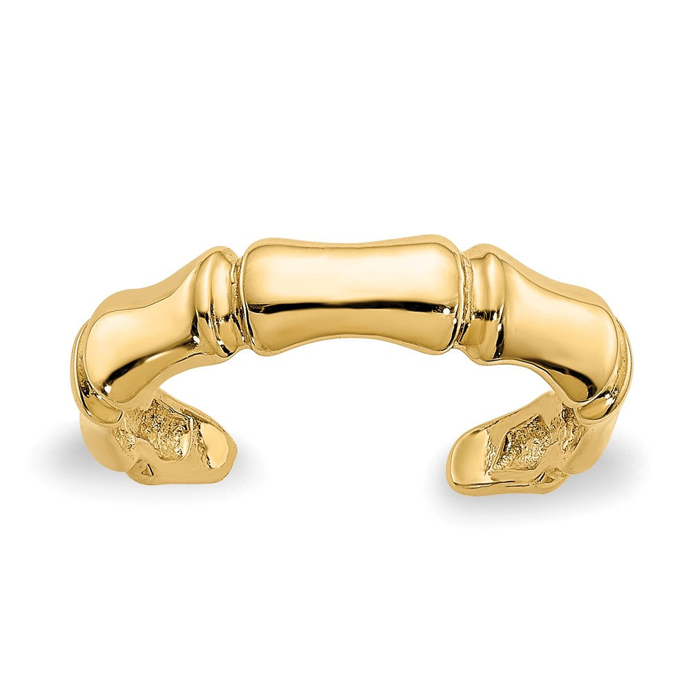 14k Bamboo Toe Ring-C2094