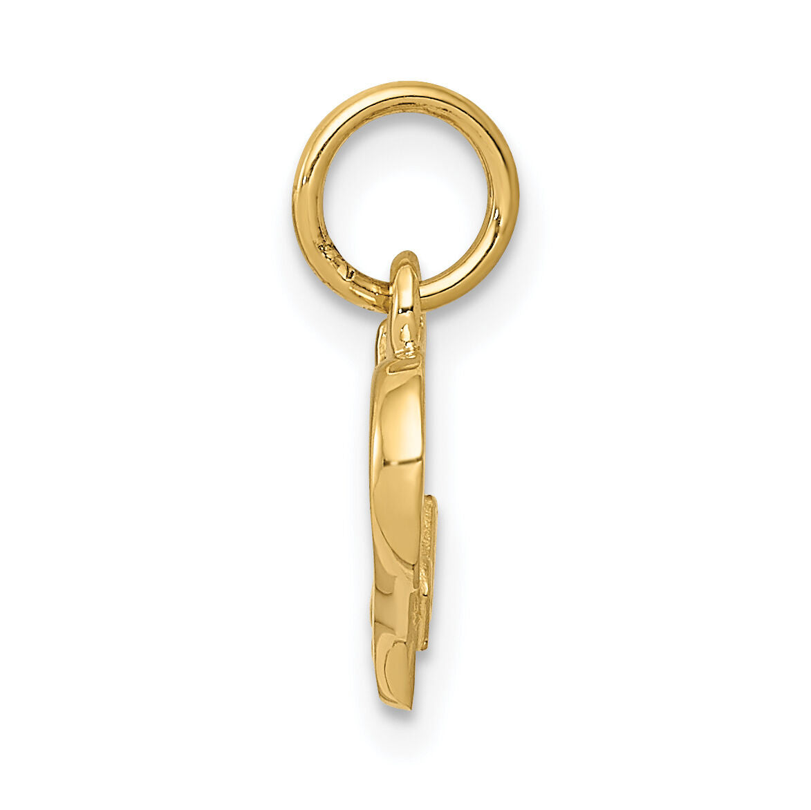 14k Polished I LOVE YOU Heart Charm-C2170