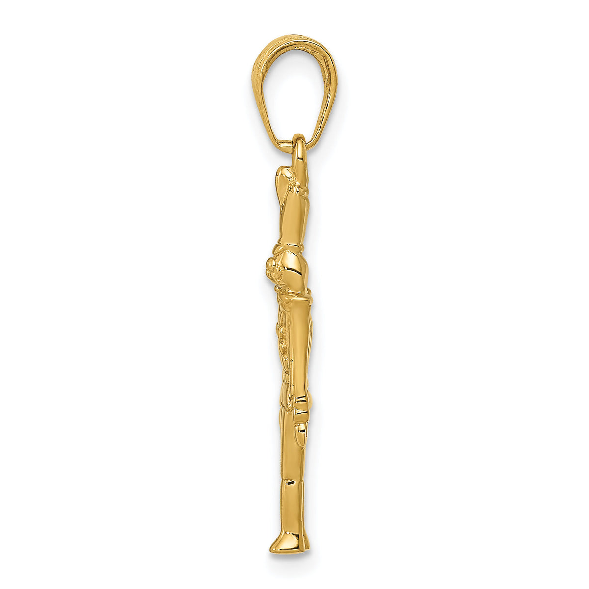 14k Polished 3-D Toy Soldier Pendant-C2208