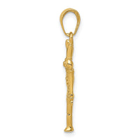 14k Polished 3-D Toy Soldier Pendant-C2208
