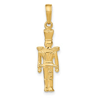 14k Polished 3-D Toy Soldier Pendant-C2208