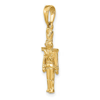 14k Polished 3-D Toy Soldier Pendant-C2208