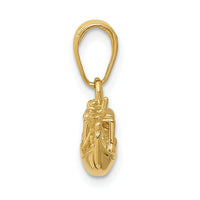 14K Solid Polished 3-D Gondola Pendant-C2233