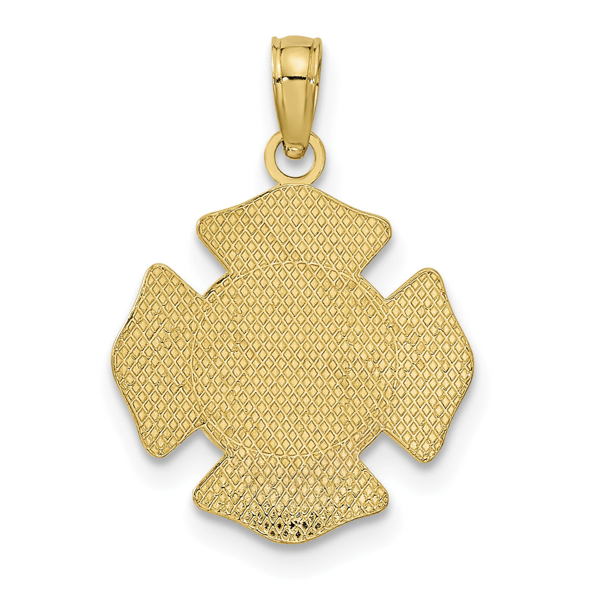 14k Small St. Florian Badge Pendant-C2258