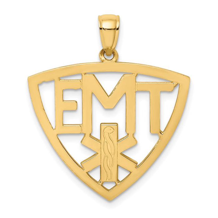 14k Emergency Medical Technician Charm-C2259