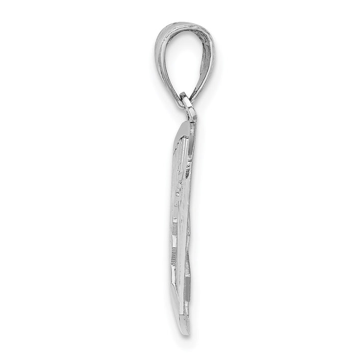 14K White Gold Cut-Out PARAMEDIC Charm-C2260W