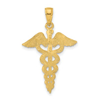 14k Caduceus Pendant-C2261