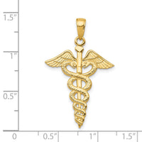 14k Caduceus Pendant-C2261