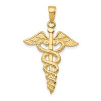 14k Caduceus Pendant-C2261