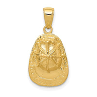 14k 3-D Firefighter Hat Pendant-C2268