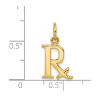 14k Prescription Symbol RX Charm-C2272