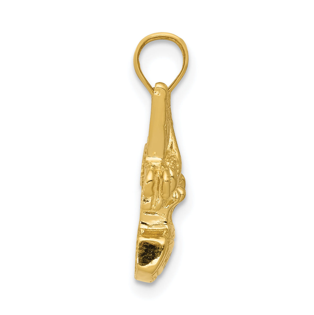 14k  Bee on HONEY Jar Pendant-C2444