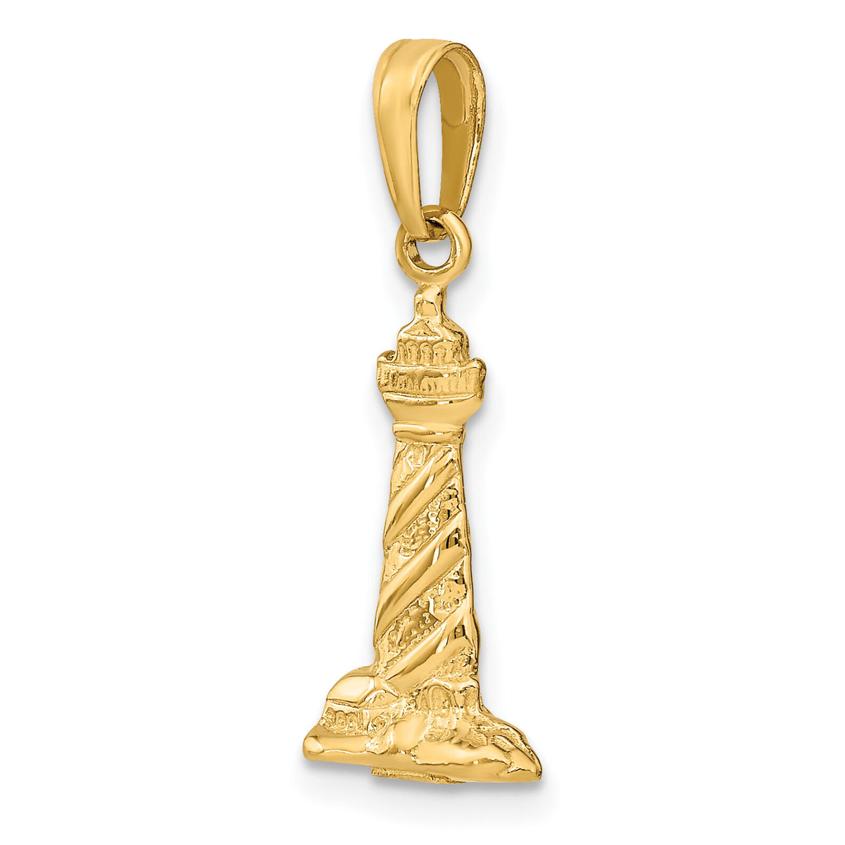 14k 3D St. Augustine Lighthouse Pendant-C2451