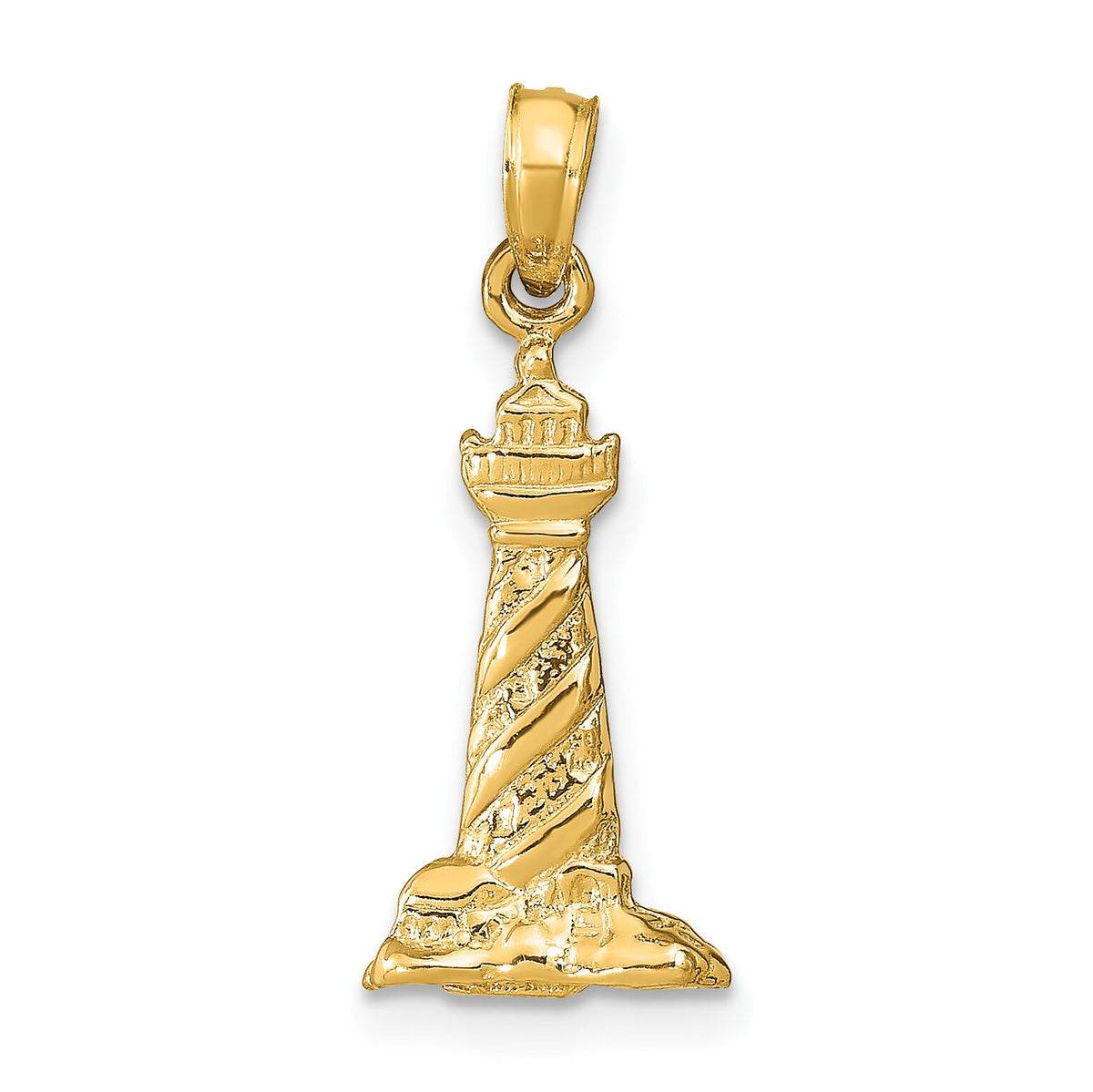 14k 3D St. Augustine Lighthouse Pendant-C2451