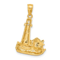 14k Lighthouse Pendant-C2458