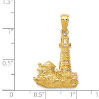 14k Lighthouse Pendant-C2458