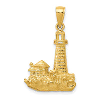 14k Lighthouse Pendant-C2458