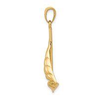 14k Polished Sailboat Pendant-C2471