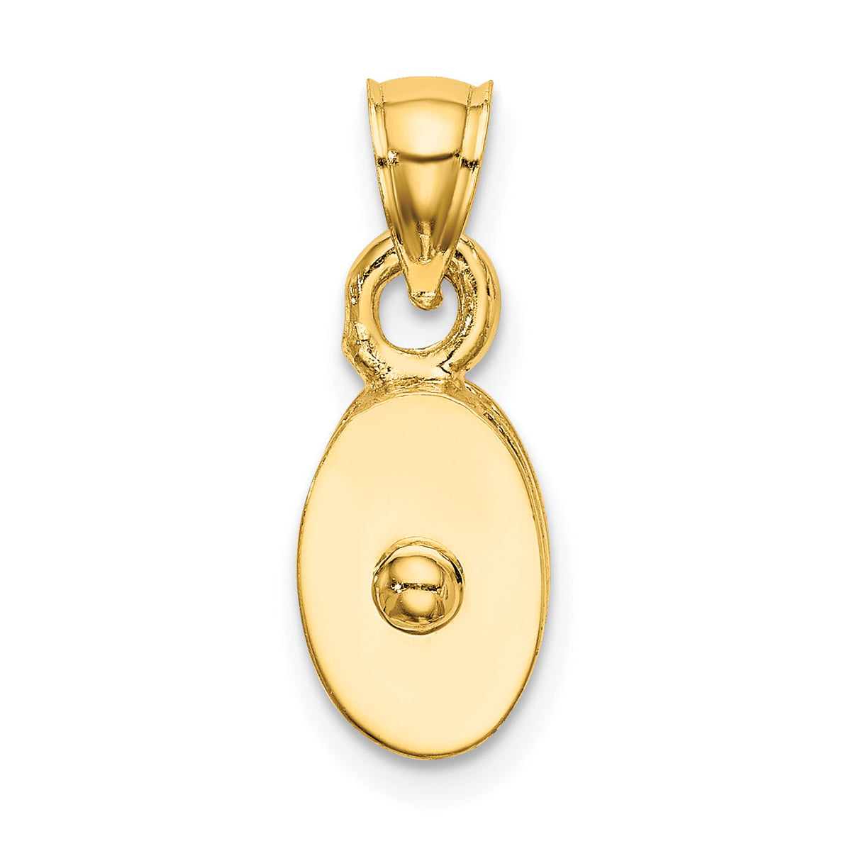 14K Polished 3-D Moveable Pulley Charm-C2479