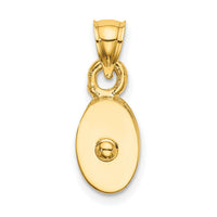 14K Polished 3-D Moveable Pulley Charm-C2479