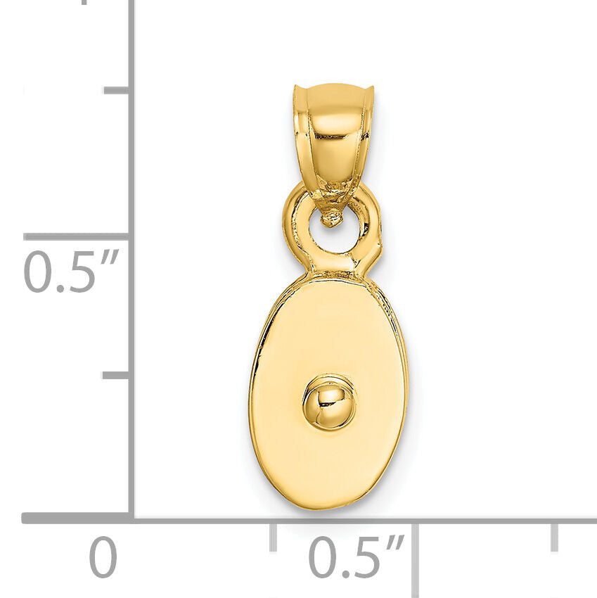 14K Polished 3-D Moveable Pulley Charm-C2479