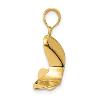 14K Polished 3-D Propeller Pendant-C2481
