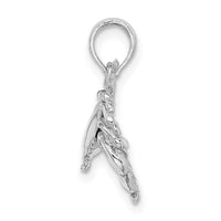 14K White Gold Stone Crab Charm-C2512W
