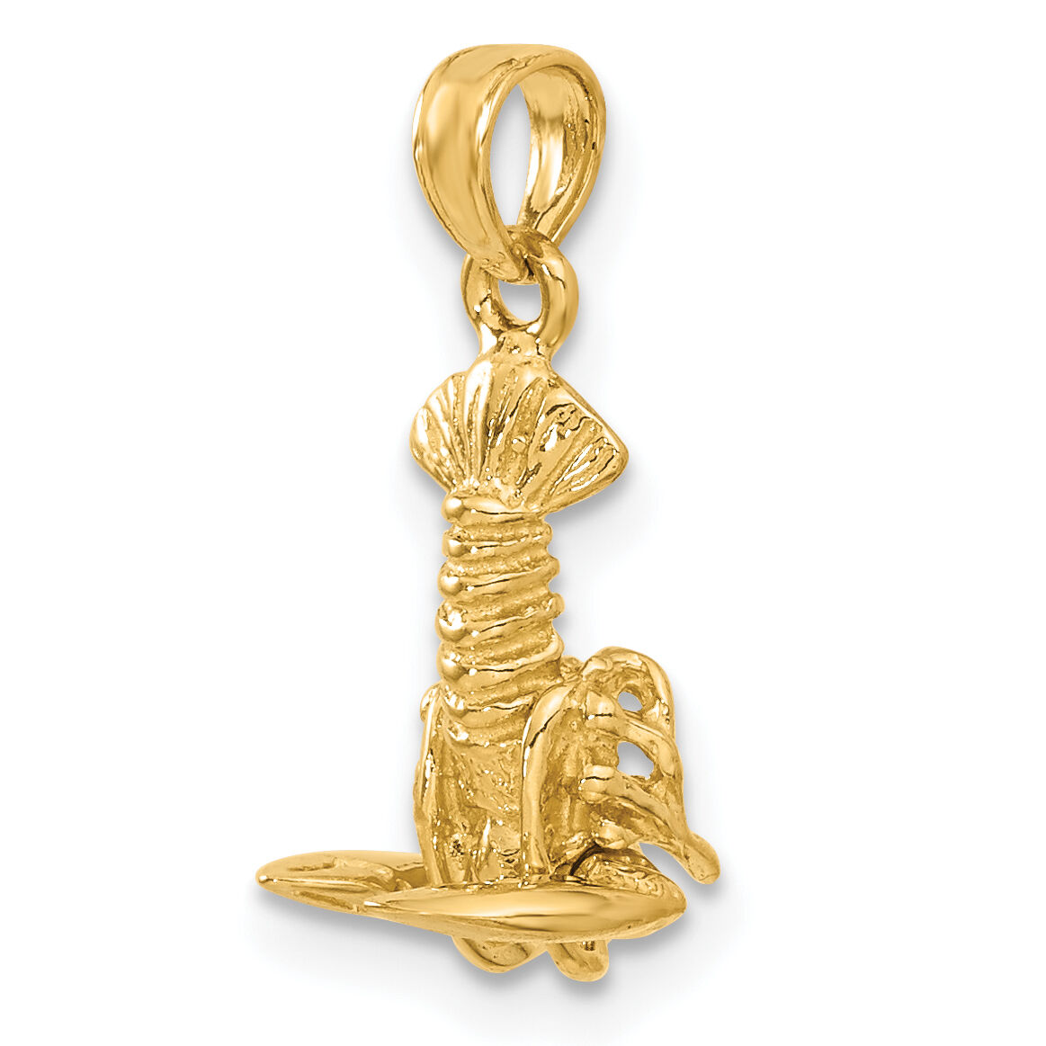 14k Moveable Lobster Pendant-C2515