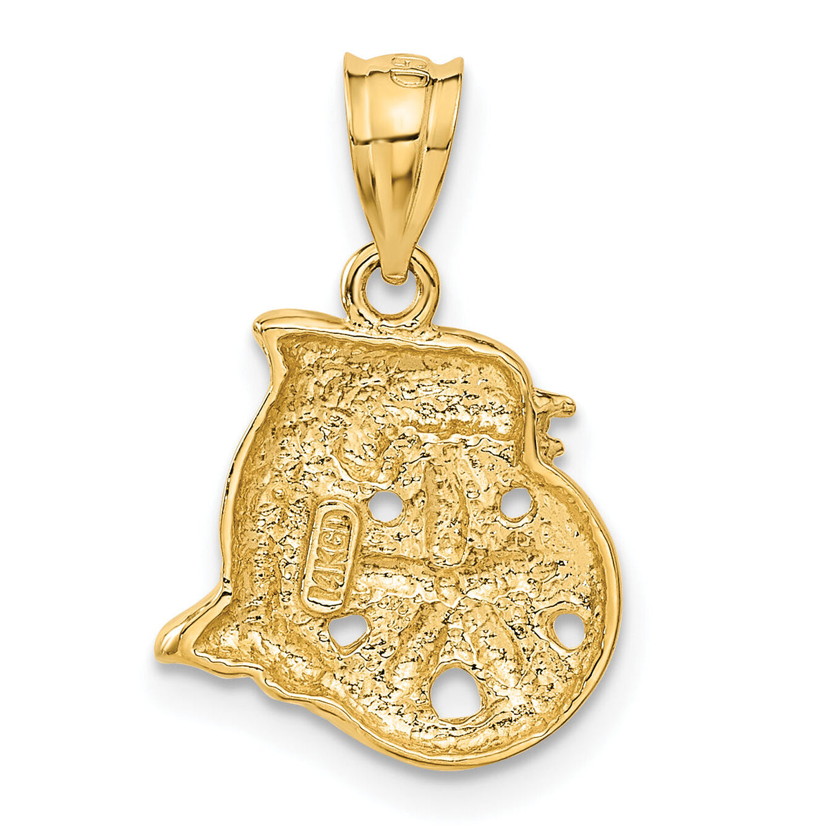 14k Dolphin and Sanddollar Charm-C2536