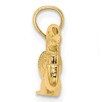 14k Solid Polished 3-Dimensional Mallard Charm-C2553