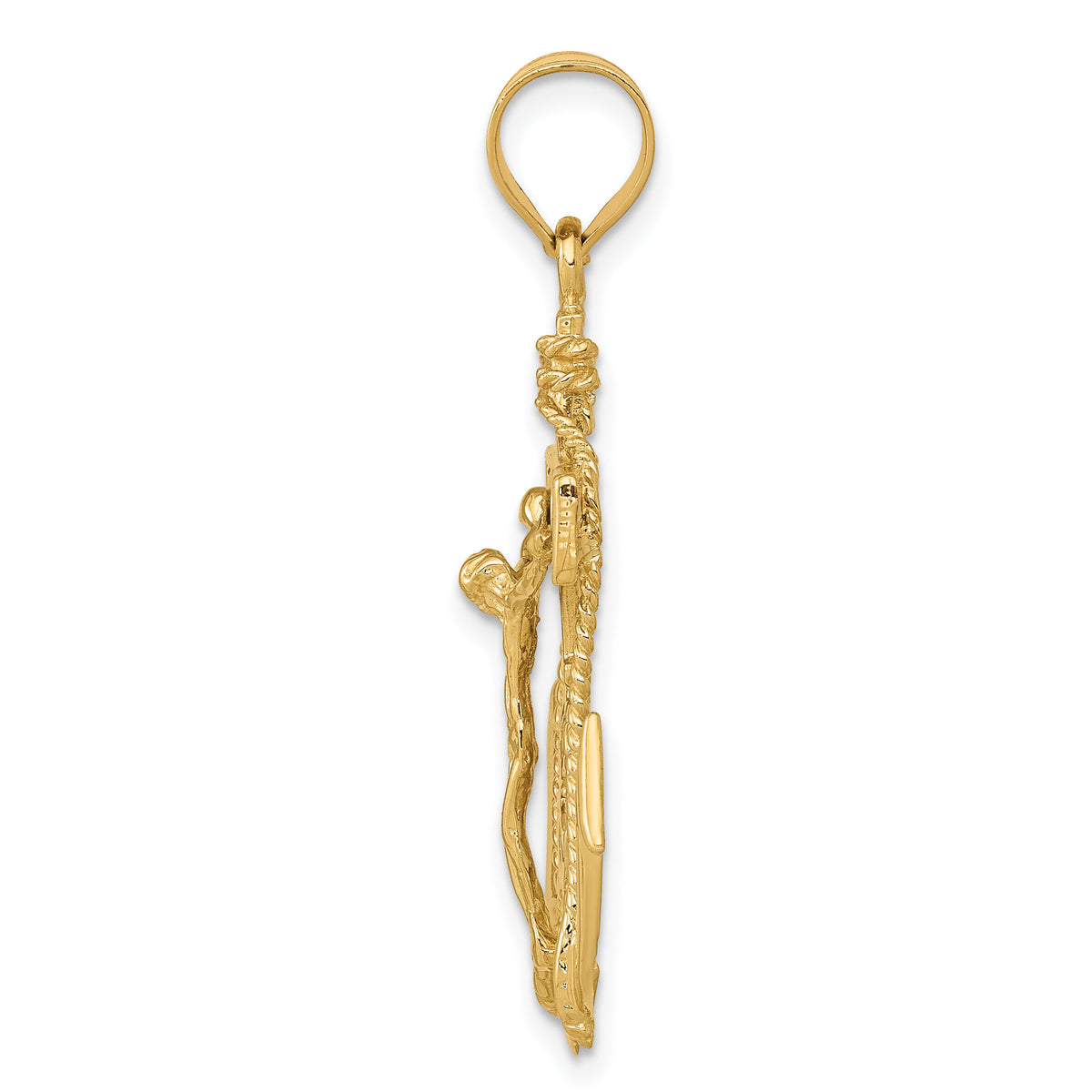 14k Mariners Cross Pendant-C258
