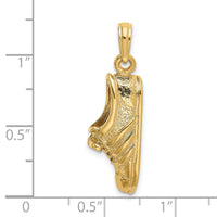 14k Polished Track Shoe Charm-C2659