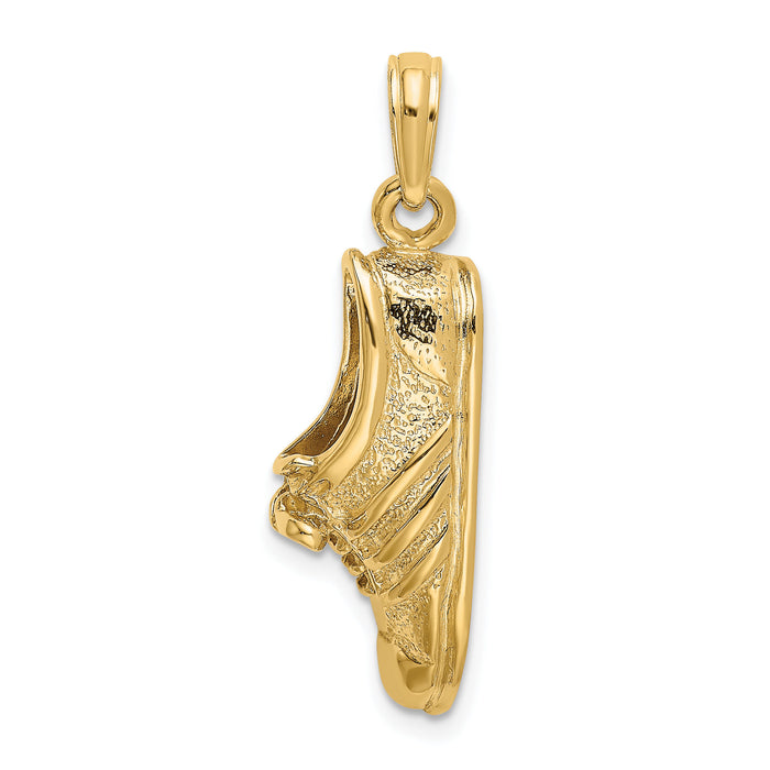 14k Polished Track Shoe Charm-C2659