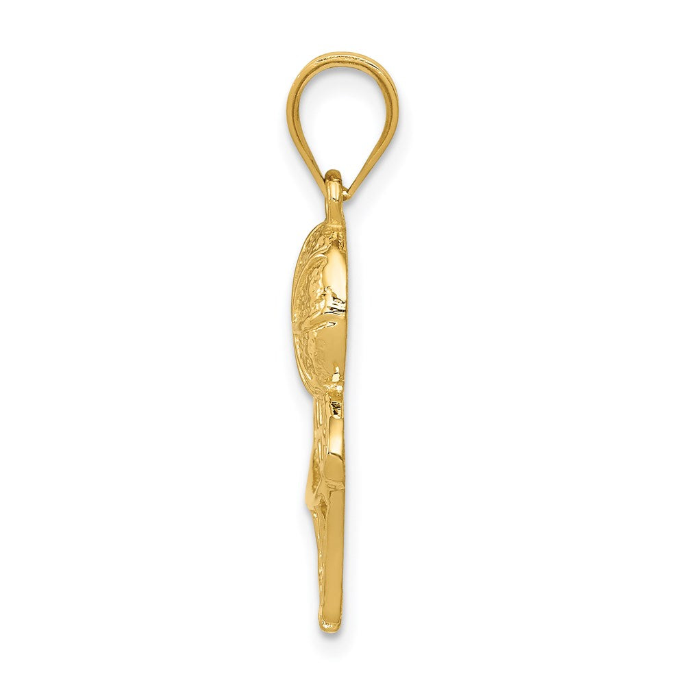 14K Basketball and Net Charm-C2664